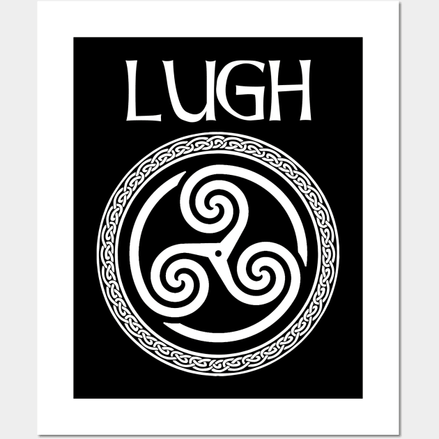 Lugh Celtic God of Kings, Justice and Arts Wall Art by AgemaApparel